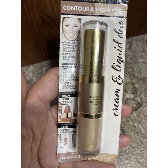 Milani Contour and Highlight Cream & Liquid Duo 01 Fair / Light Sealed - Picture 3 of 4